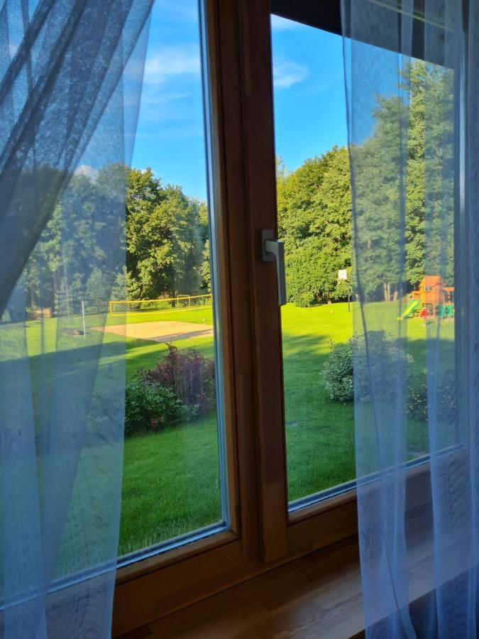 Atostogu Namelis-Pirtis Prie Upes Vila Anykščiai Exterior foto